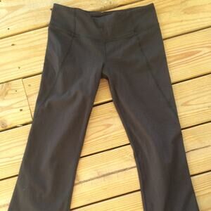 Lululemon Black Flare Crops